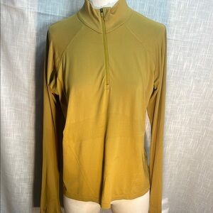 Athleta  Women's Mustard Long Sleeve Top